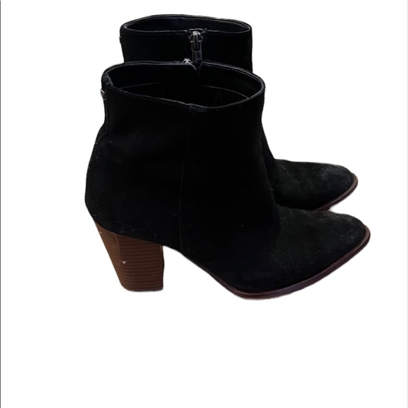 Sam Edelman Shoes - Sam Edelman Black Suede Booties Sz 8